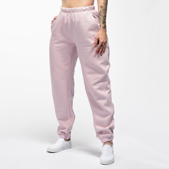 Champion Reverse Weave Hush Pink Sweatpants - Picture 2 of 4